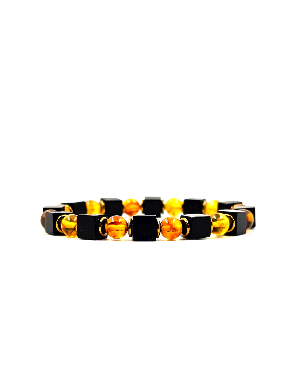 Браслет на руку из натурального янтаря