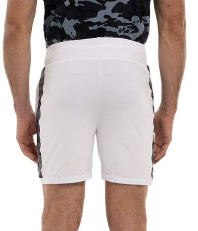 Мужские теннисные шорты Hydrogen Camo Tech Shorts - anthracite comouflage/white/yellow fluo
