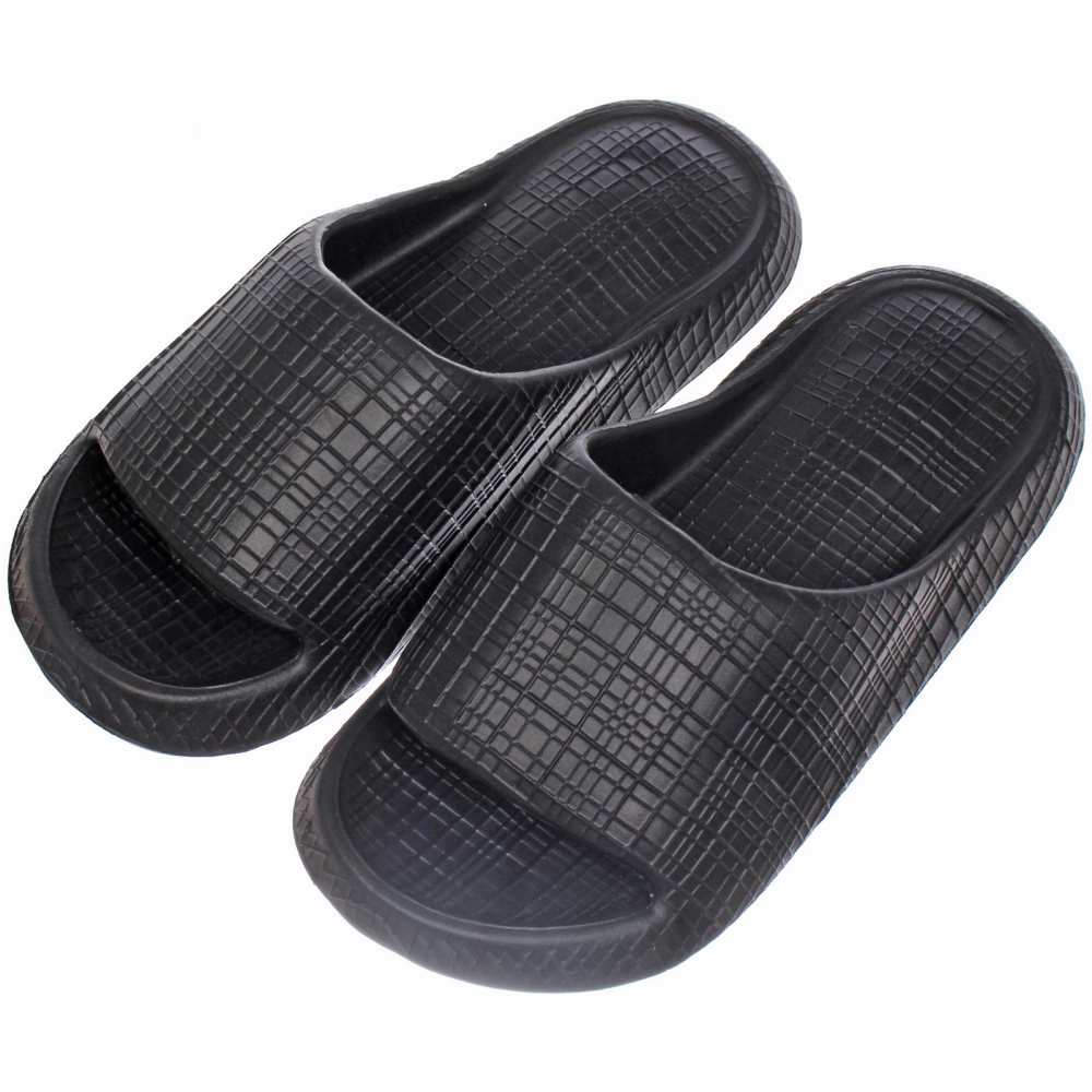 Шлепанцы мужские «AZHUR», цвет черный, р-р 44-45