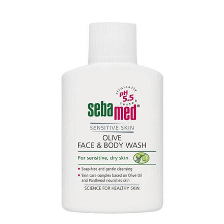 Sebamed Olive Face & Body Wash Очищающий оливковый гель для лица и тела