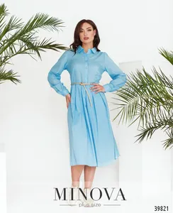 Платье 3151B-небесно-голубой Minova