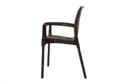 Мебель Tweet Стул Bali Solid, черно-коричневый