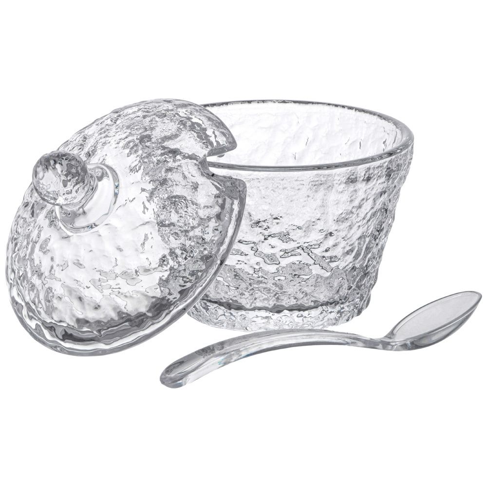 САХАРНИЦА "N'ICE" С ПЛАСТИК.ЛОЖКОЙ 250 МЛ 10*11,2 СМ