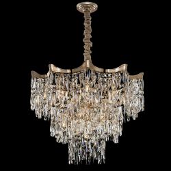 Citilux Моника CL308282 Люстра хрустальная подвесная Золото