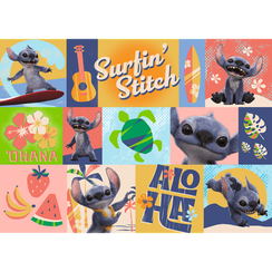 Pazl \ Puzzle \ Пазлы Puzzles - "200" - Hawaiian adventures / Disney Stitch The Movie