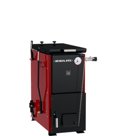 Котел полуавтоматический нижнего горения ZEUS (Зевс) 9 кВт