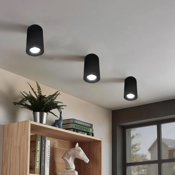 Потолочный светодиодный светильник Loft IT Tictac 10220 Black 4000K