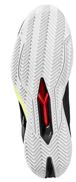 Теннисные кроссовки Wilson Rush Pro 4.0 Clay - black/white/safety yellow