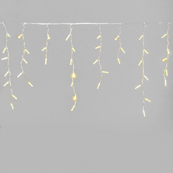 Светодиодная бахрома 3,1*0,5 м., 120 LED, шампань, статика, прозрачный провод ПВХ, LTC (PIL120CAP-10-2CH)
