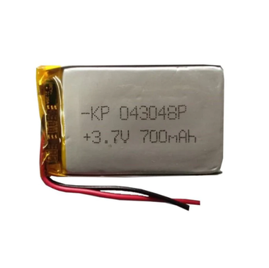 Battery 043048P 3.7V 700mAh Lipo Lithium Polymer Rechargeable Battery (4*30*48mm) MOQ:10