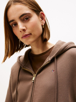 Худи на молнии Tommy Hilfiger Relaxed Fit Zip Hoodie Hot Coco