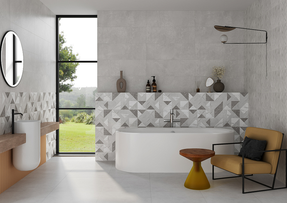 Origami grey wall 03 300х900 (1-й сорт)
