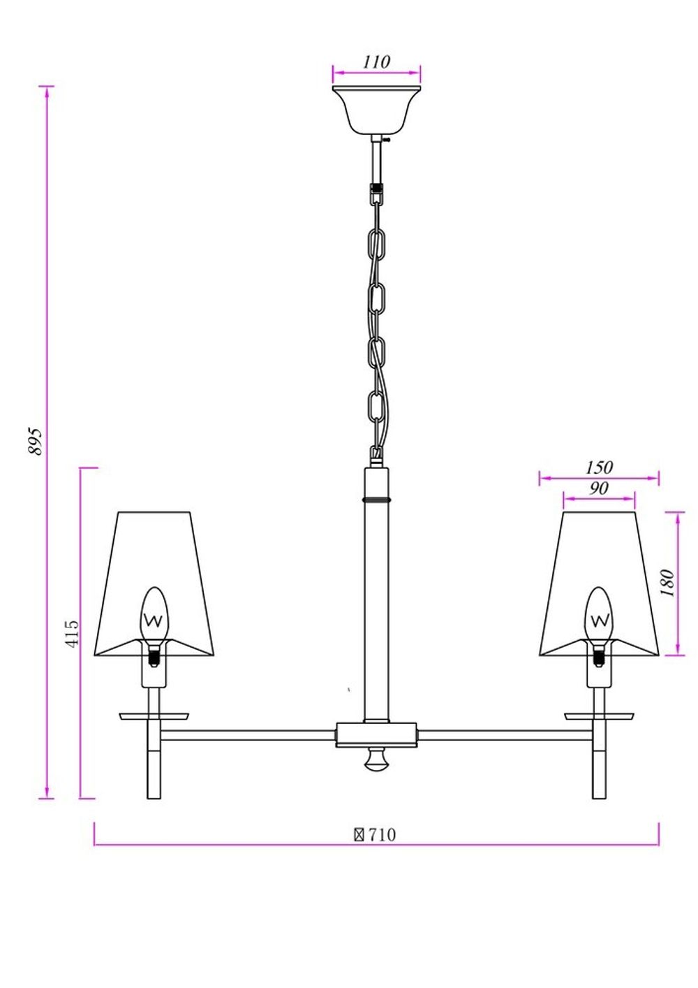 Подвесная люстра Arte Lamp
