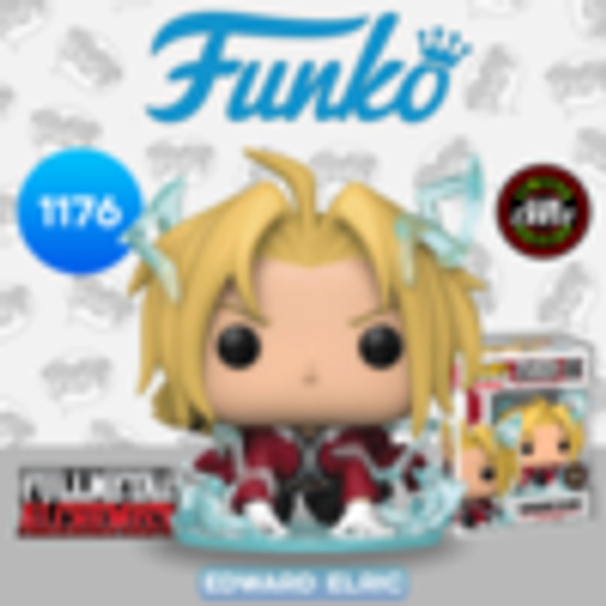 Фигурка Funko POP! Animation Fullmetal Alchemist Brotherhood Edward Elriс w/(GW)Chase (1176) 57737 / Фигурка по мотивам аниме "Стальной алхимик", Эдвард Элрик