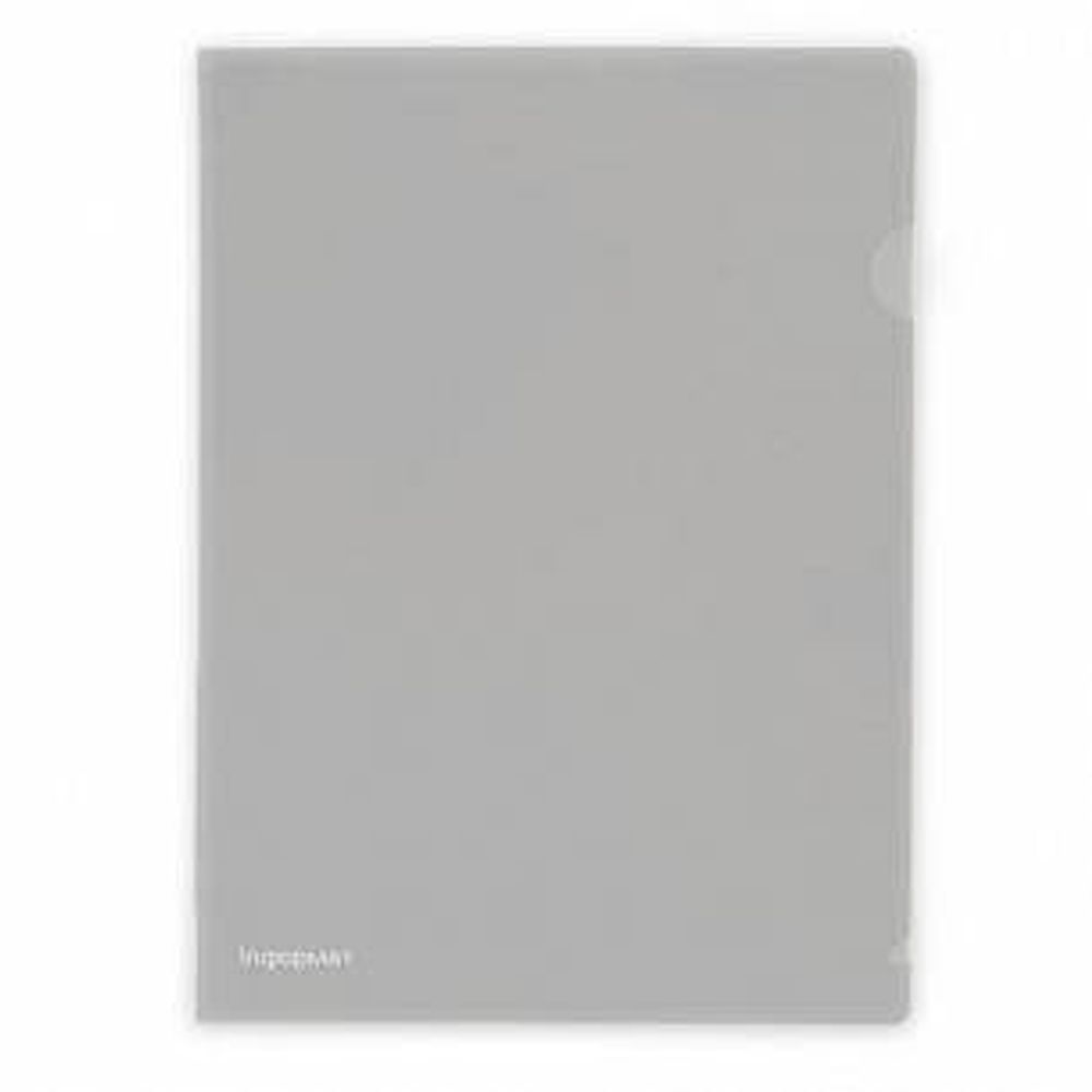 Папка-уголок inФОРМАТ А4 пластик 180 мкм прозр.