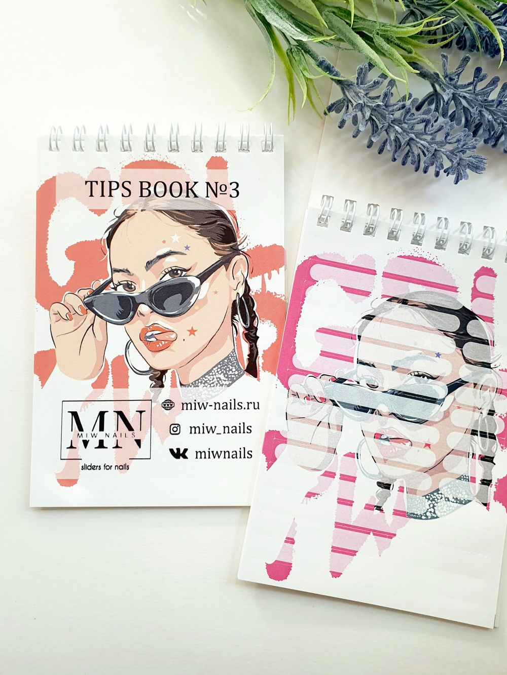 Наклейки на типсы Tips Book (блокнот) №3