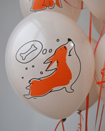 Связка из гелиевых шаров Лисенок с др!