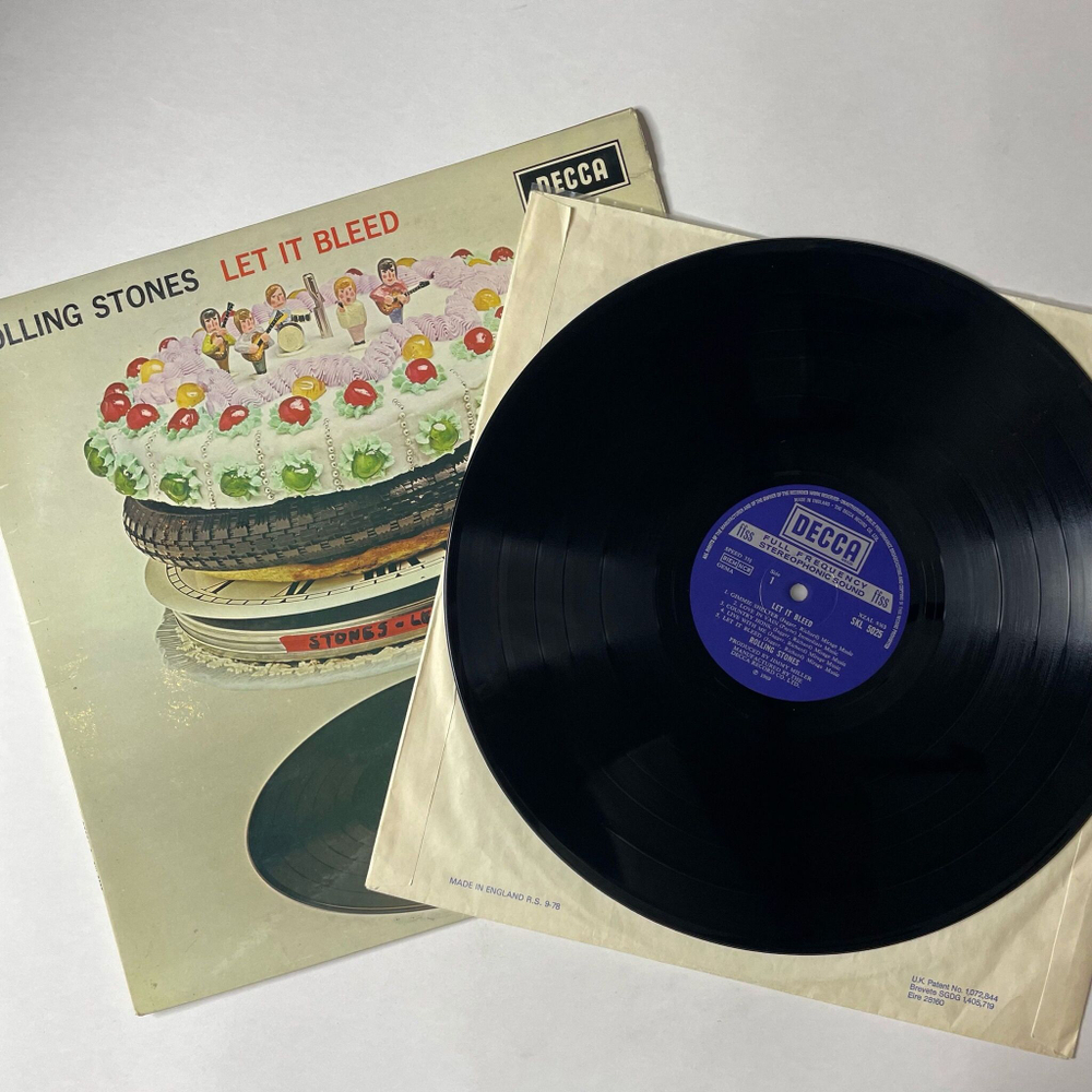 Винтажная виниловая пластинка LP Rolling Stones Let It Bleed (UK 1974)