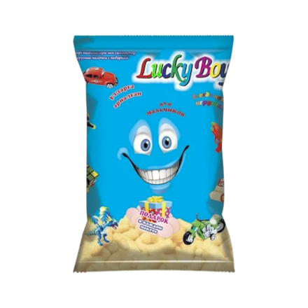 Кукурузные палочки Lucky Boy с подарком для мальчиков 70 гр