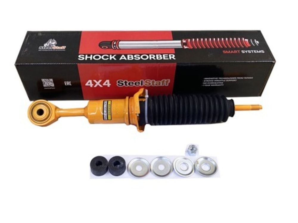 Амортизатор SteelStaff передний Toyota Land Cruiser 200 2007- (штатный и лифт 50) Foam Cell Амортизатор SteelStaff передний Toyota Land Cruiser 200 2007- (штатный и лифт 50) Foam Cell