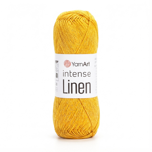Пряжа YarnArt Intense Linen, Желтый