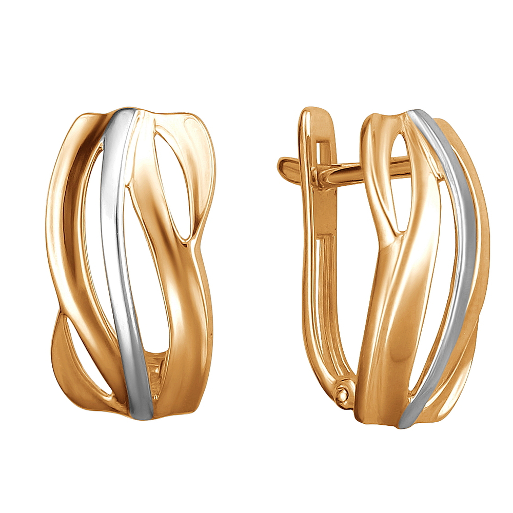 Серьги из красного золота 585 пробы JA-S-0112878Р