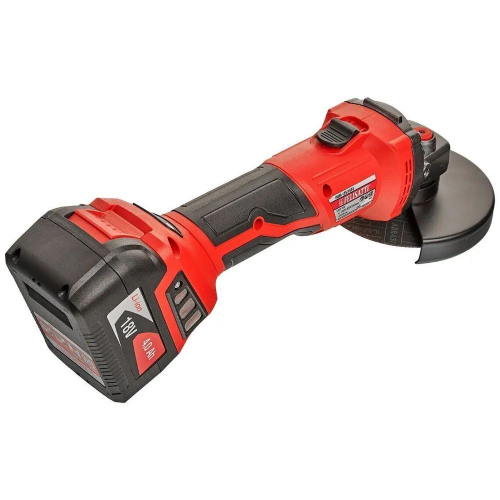 Аккумуляторная угловая шлифовальная машина Felisatti УШМ-125/18Л3 (BMC,1 аккум. Li-Ion, 4Ач и ЗУ-4А) HD