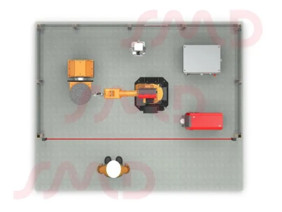 Роботизированный сварочный комплекс GSX с двухосевым позиционером Robaxis