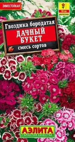 Гвоздика Дачный букет турецкая (бородатая) 0,1г Ц Аэлита