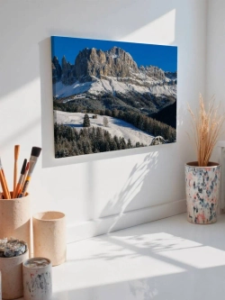 Картина на стену 40 X 50 Снежный пейзаж