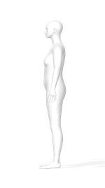 3D аватар манекена Моника