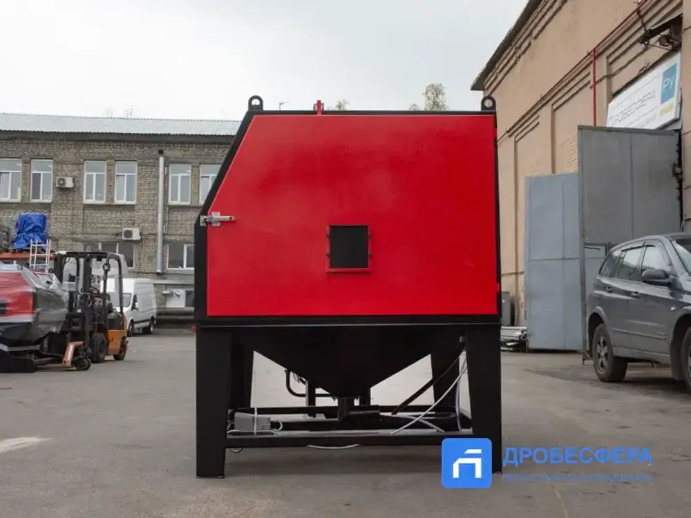 Камера абразивоструйная КСО-150-Н-ФВР-М боковая загрузка с 2-х сторон