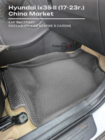 Передние автомобильные коврики ЭВА с бортами для Hyundai ix35 II (17-23г.) China Market