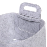 Корзина для хранения войлок 18*15*11 светло-серая