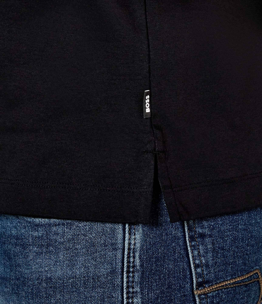 Поло H-Phillipson 117 BOSS BLACK - черный(50521127)