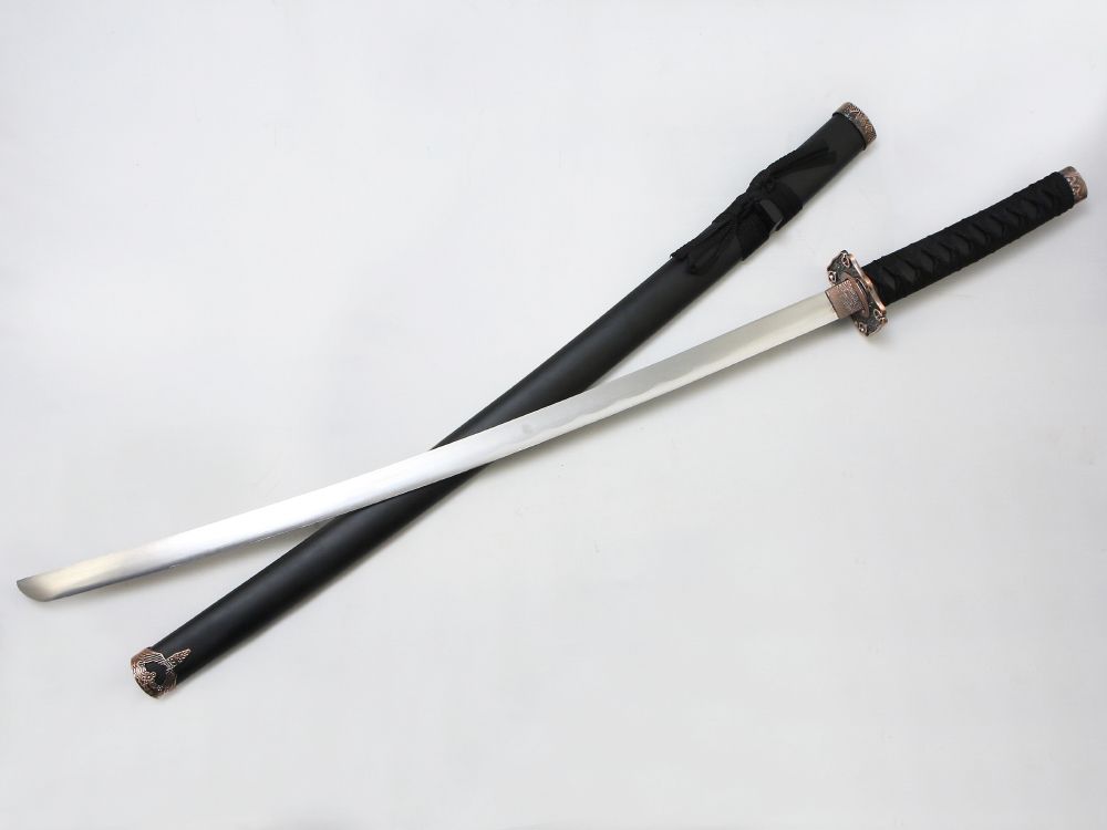 Armas Del Mundo Меч самурайский. Ножны черные, цуба медная