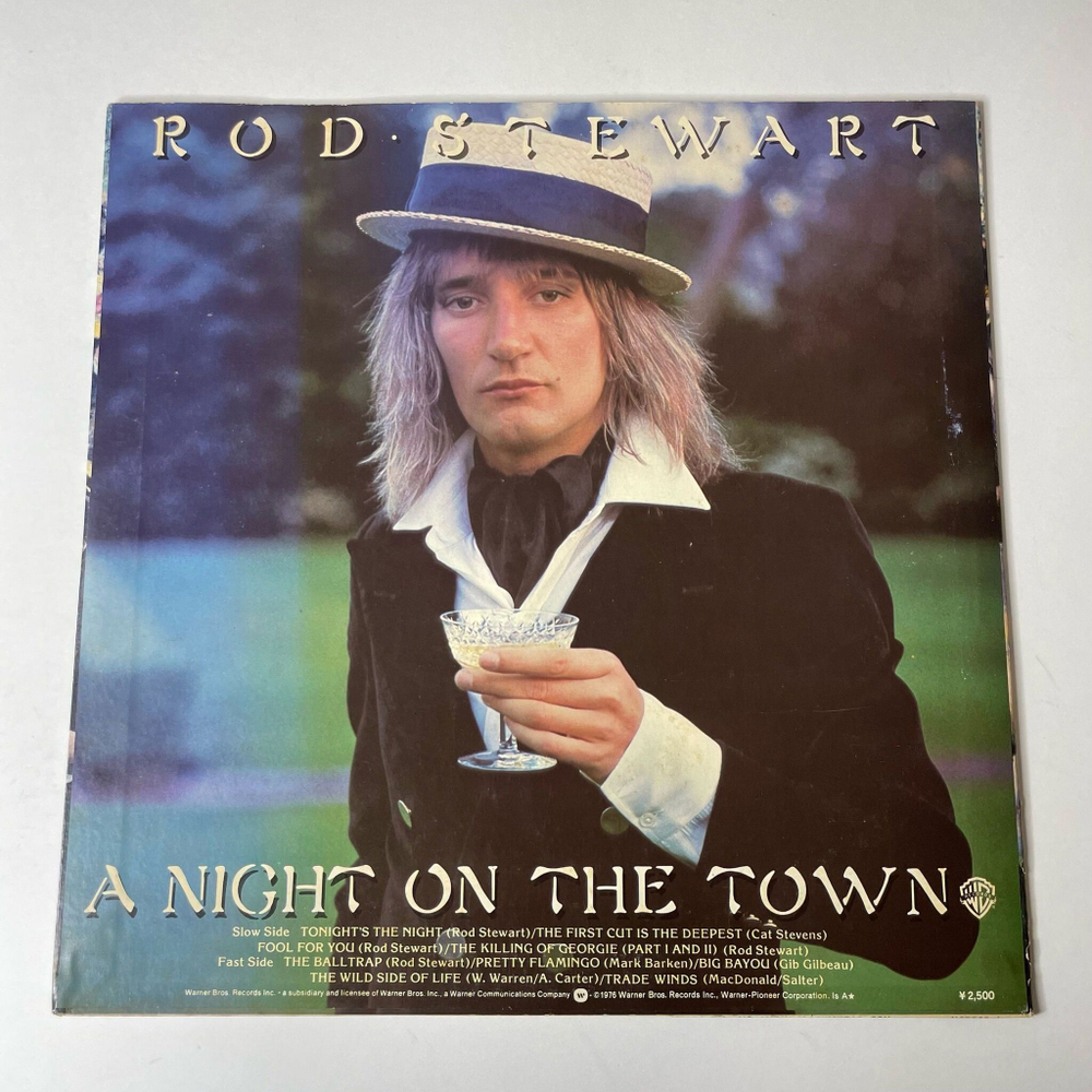 Винтажная виниловая пластинка LP Rod Stewart A Night On The Town (Japan 1981) (No Obi) (Promo)