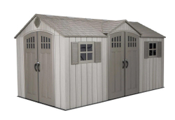 Сарай - гараж LifeTime WoodLook 15x8