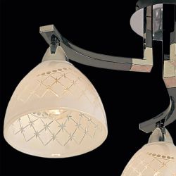 Citilux Кристи CL152131 Люстра потолочная Чёрный Хром