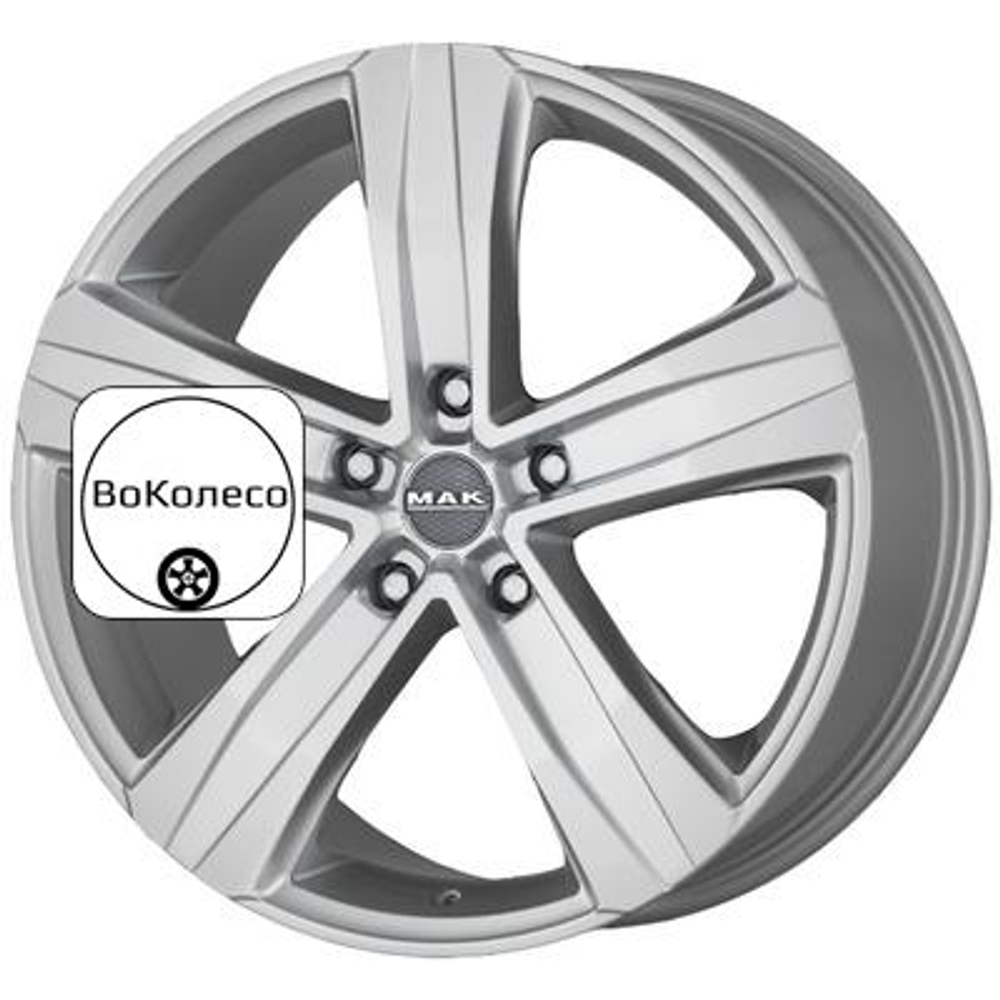7x17/5x130 ET62 D78,1 Stone 5 Silver MAK