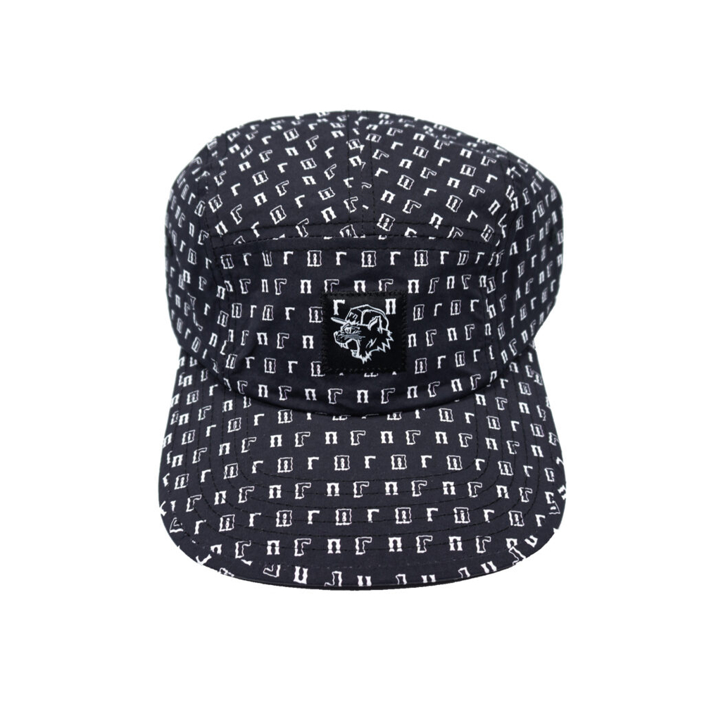 Кепка НПОГП 5panel ГП Принт Черный