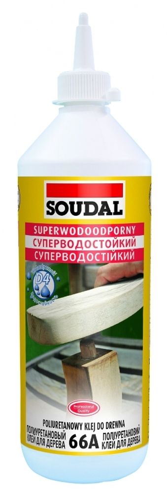 Клей д/дерева полиуретановый Soudal 66А  250г  107630