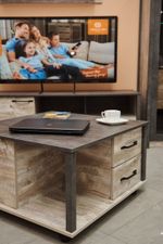 Коллекция Клео Журнальный стол Дуб Юкон/Ателье темное (Набор)