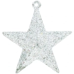 Ёлочное украшение Звездочкики 3шт.6см.