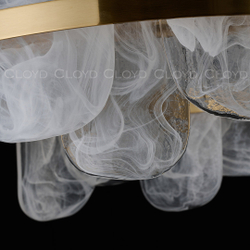 Люстра Cloyd COLD C1 / Ø60 см - латунь (арт.11517)