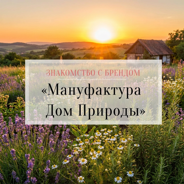Знакомство с брендом: "Мануфактура Дом Природы"