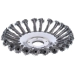 Щетка круглая для триммера из стальной проволоки диаметр 150мм, посадочное 25.4мм