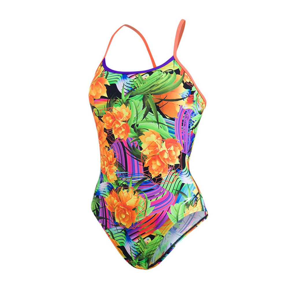 Купальник женский спортивный Speedo Funk Burst Single Crossback