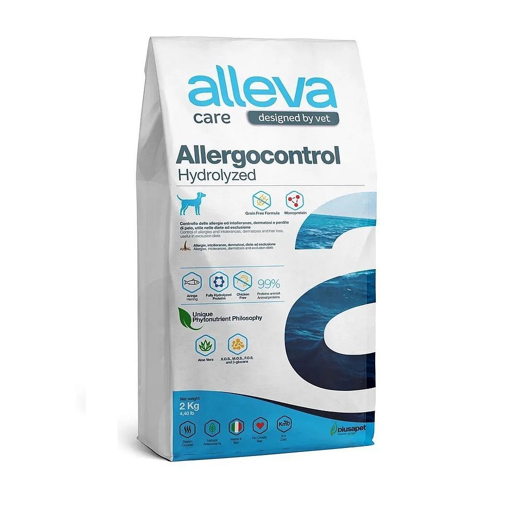 Alleva Care Dog Allergocontrol диета для собак при аллергии 2 кг