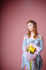 Букет моно тюльпаны